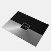 ドーパーソナライズされたモノグラムのマ ドアマット (アングル)