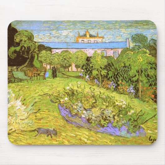 ドービニーズガーデンバンゴッホファインアート マウスパッド (正面)