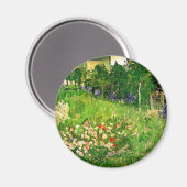 ドービニーズガーデンバンゴッホファインアート マグネット (正面/裏面)