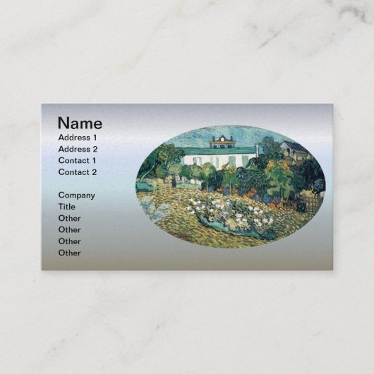 ドービニーズガーデン 名刺 (正面)