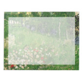 ドービーニーの庭。ビンセント・ヴァン・ゴッホ。美 ノートパッド (正面)