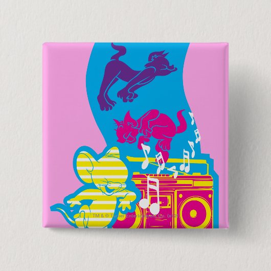 ドーピングビートハッピーフェート 缶バッジ (正面)