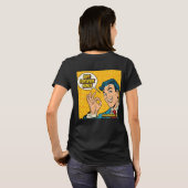 "ドーピングフットワークのホーム" Womens Tee – ブラック Tシャツ (裏面フル)