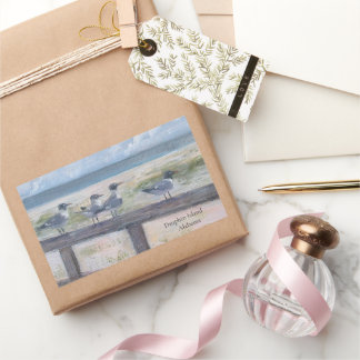 ドーフィンアイランドシーグルス 長方形シール