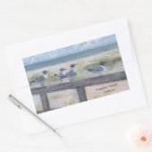 ドーフィンアイランドシーグルス 長方形シール (封筒)