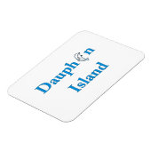 ドーフィン島標識 マグネット (左側)