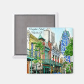 ドーフィン通り可動磁石 マグネット (正面/裏面)