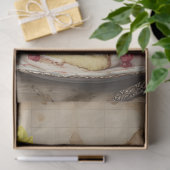 ドーフォジルスデコページ付きモーニングティーティッシュペーパー 薄葉紙 (ギフト)