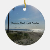 ドーフスキーアイランドヒルトンヘッドサウスカロライナビーチ セラミックオーナメント (正面)