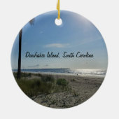 ドーフスキーアイランドヒルトンヘッドサウスカロライナビーチ セラミックオーナメント (裏面)