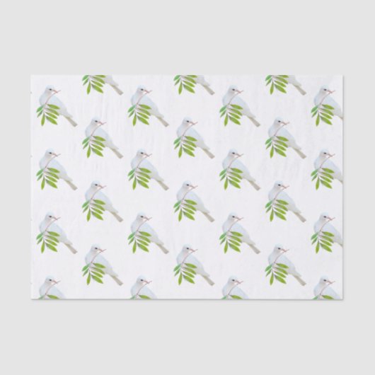 ドーブウィズオリーブブランチティッシュペーパー 薄葉紙 (正面)