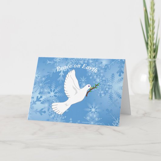 ドーブオブピースクリスマスホリデーカード シーズンカード (正面)
