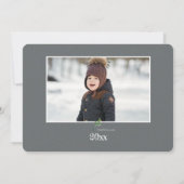 ドーブオブピースフォトホリデーカード 招待状 (裏面)