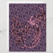 ドーブオンブランチパープルスクラップブック紙 (正面/裏面)