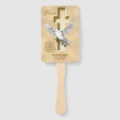 ドーブクロスパーソナライズされた聖なる書物、 経典聖歌教会 ハンドファン (正面)