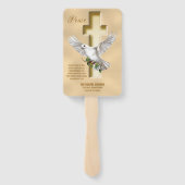 ドーブクロスパーソナライズされた聖なる書物、 経典聖歌教会 ハンドファン (裏面)