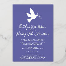 ドーブシンプルシルバ結婚ー・ブルー・フォト