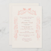 ドーブスアンドロマンス招待状 招待状 (正面/裏面)