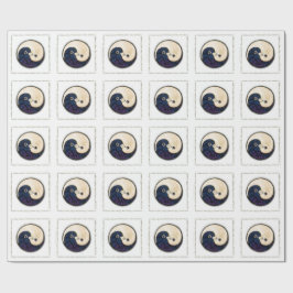 ドーブスピース&調和紙を白に ラッピングペーパー