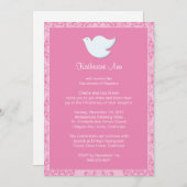 ドーブバプティスマ招待状 招待状 (正面/裏面)