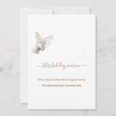 *~*ドーブビジ企業のネスジョイピースホリデーカード (裏面)