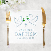 ドーブブルーボーイバプテスマ スタンダードランチョンナプキン