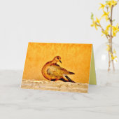 ドーブ美しい カード (黄色い花)