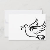 ドーブ葬式カ感謝していード サンキューカード (裏面)