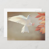 ドーブ·クリスチャン宗感動的教悔やみや弔慰 ポストカード (正面/裏面)