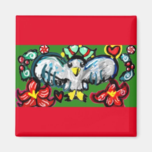 ドーブ·クリスマス·モーニング マグネット (正面)