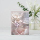 ドーブ/クロス/バラ ポストカード (スタンド正面)