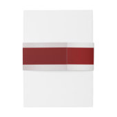 ドーブ&ハートオンクリムゾン結婚ズ 招待状ベリーバンド (裏面例)