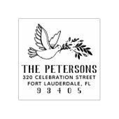 ドーブ&ブランチスケッチファミリー名差出人住所 ラバースタンプ (インプリント)