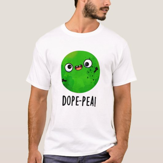 ドープなエンドウ豆のギャグ Tシャツ (正面)