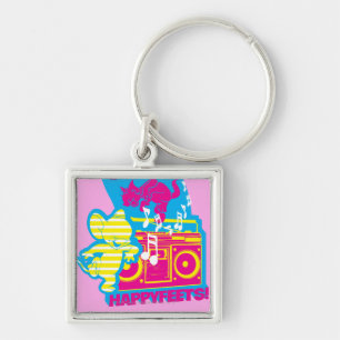 ドープ塗料は幸せなFeetsを打ちます キーホルダー