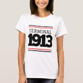 ドープ塗料ターミナル1913白のティー Tシャツ (正面)