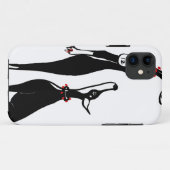 ドーベルマン犬およびDoberwoman Case-Mate iPhoneケース (裏面(横))