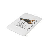 ドーベルマン犬のお母さんのバス・マット バスマット (アングル)