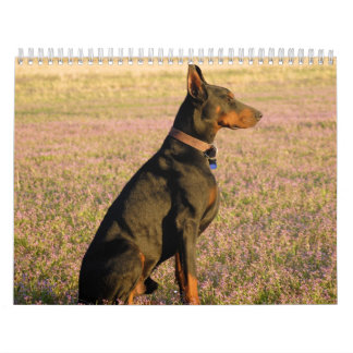 ドーベルマン犬のカレンダー カレンダー
