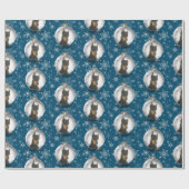 ドーベルマン犬のクリスマスの包装紙 ラッピングペーパー (フラット)