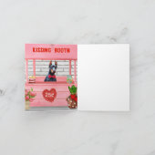 ドーベルマン犬のバレンタインデーキッシングブース カード (内部)