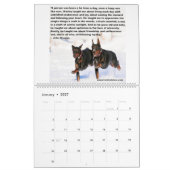 ドーベルマン犬のミームのカレンダー カレンダー (1月 2027)