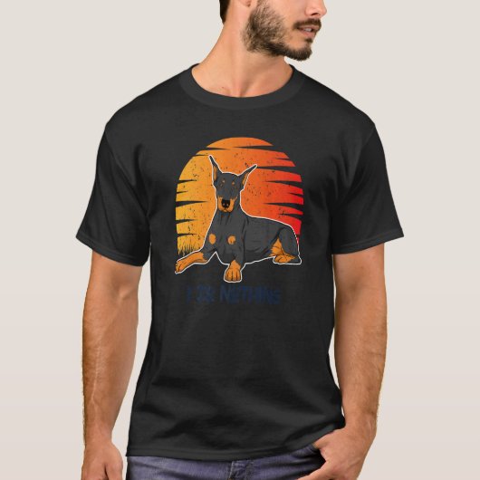 ドーベルマン犬の種類 107 Tシャツ (正面)