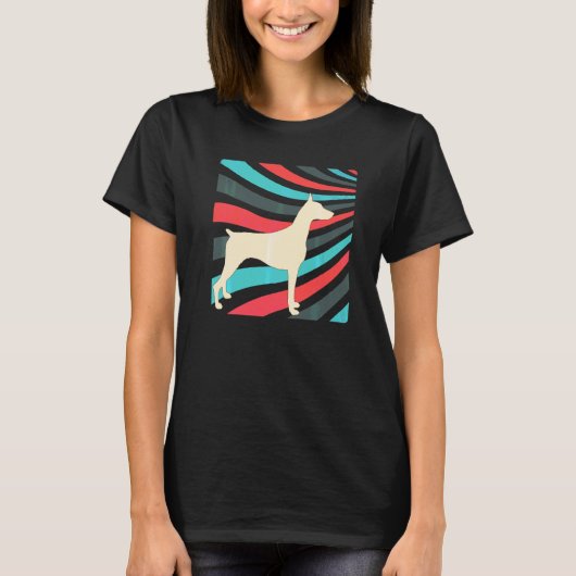 ドーベルマン犬の種類 13 Tシャツ (正面)