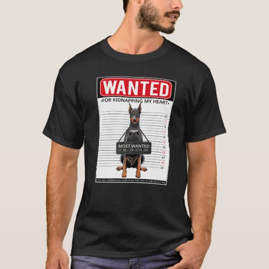 ドーベルマン犬の種類 20 Tシャツ (正面)