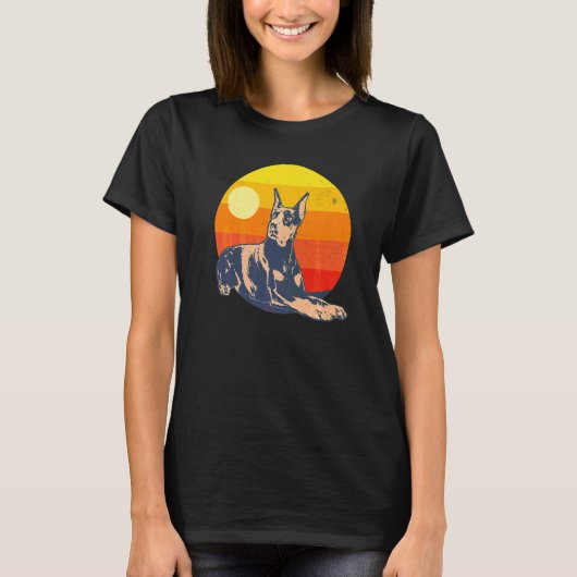 ドーベルマン犬の種類 20 Tシャツ (正面)