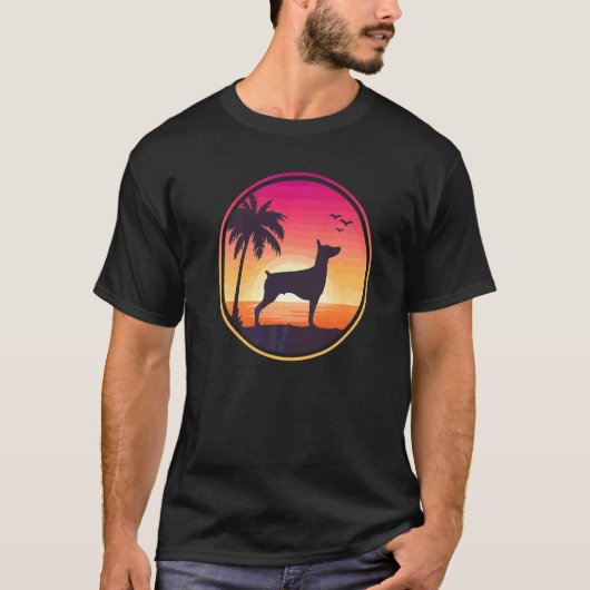 ドーベルマン犬の種類 25 Tシャツ (正面)