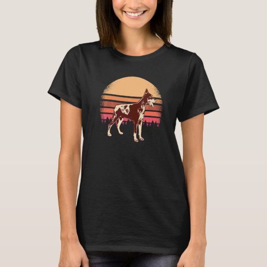 ドーベルマン犬の種類 27 Tシャツ (正面)