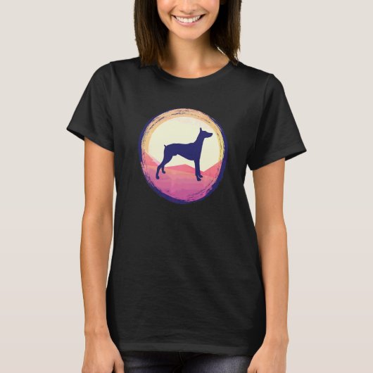 ドーベルマン犬の種類 44 Tシャツ (正面)