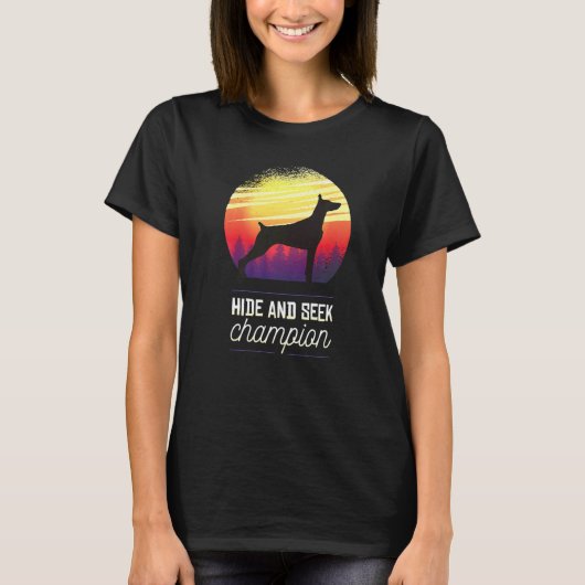 ドーベルマン犬の種類 52 Tシャツ (正面)